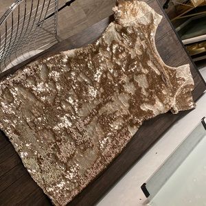 Gold Sequin Color Shifting Dress-$7 when you buy 2 or more items!